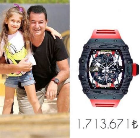 acun ilicali richard mille|Acun Ilıcalı'nın milyonluk saati .